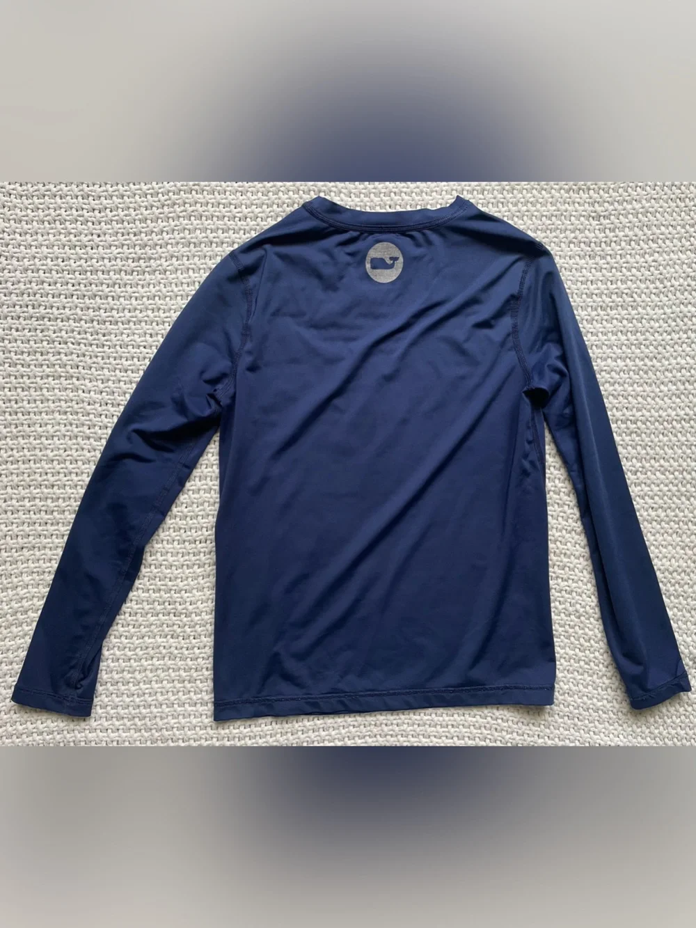Vineyard Vines Kid’s Long-Sleeve Swim Rash Guard in Navy Blue